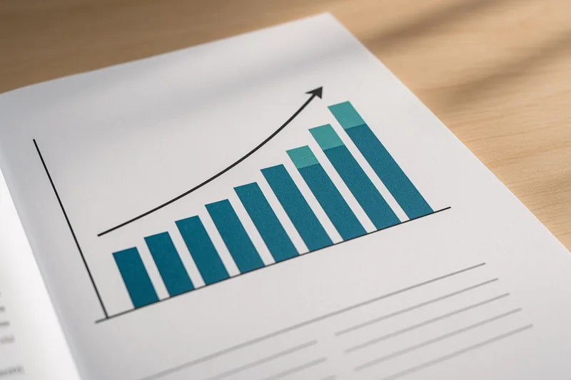 Gráfico que ilustra el aumento de la demanda de profesionales en desarrollo web y desarrollo de aplicaciones móviles en el mercado tecnológico actual.